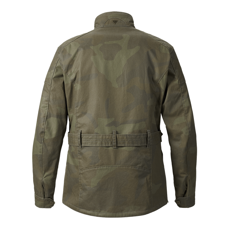 Beck Wax Cotton Camo Jacket Motorcycle Clothing